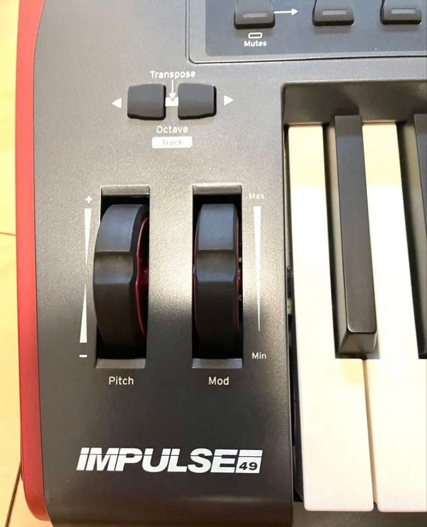 Novation Impulse 49 USB MIDI Keyboard Controller 49 Keys Tested Working Japan