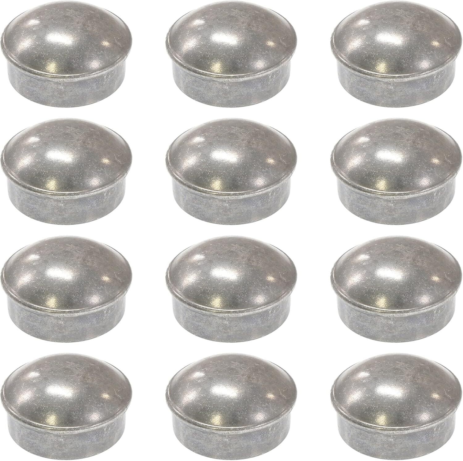 Chain Link Fence 1 3/8" round Dome External Post Caps | Die Cast Aluminum Caps |