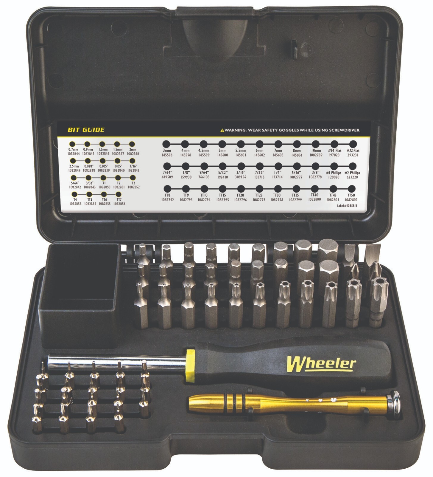 Wheeler 4001007 Hex-Torx Screwdriver Set 65 Pieces