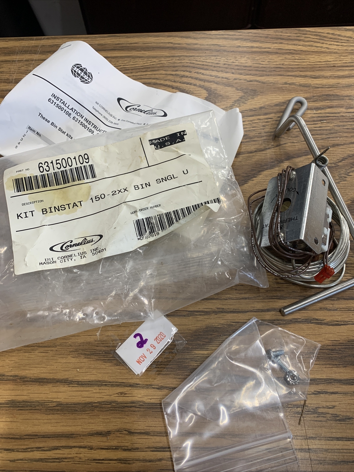 Cornelius Binstat Kit - Part # 631500109
