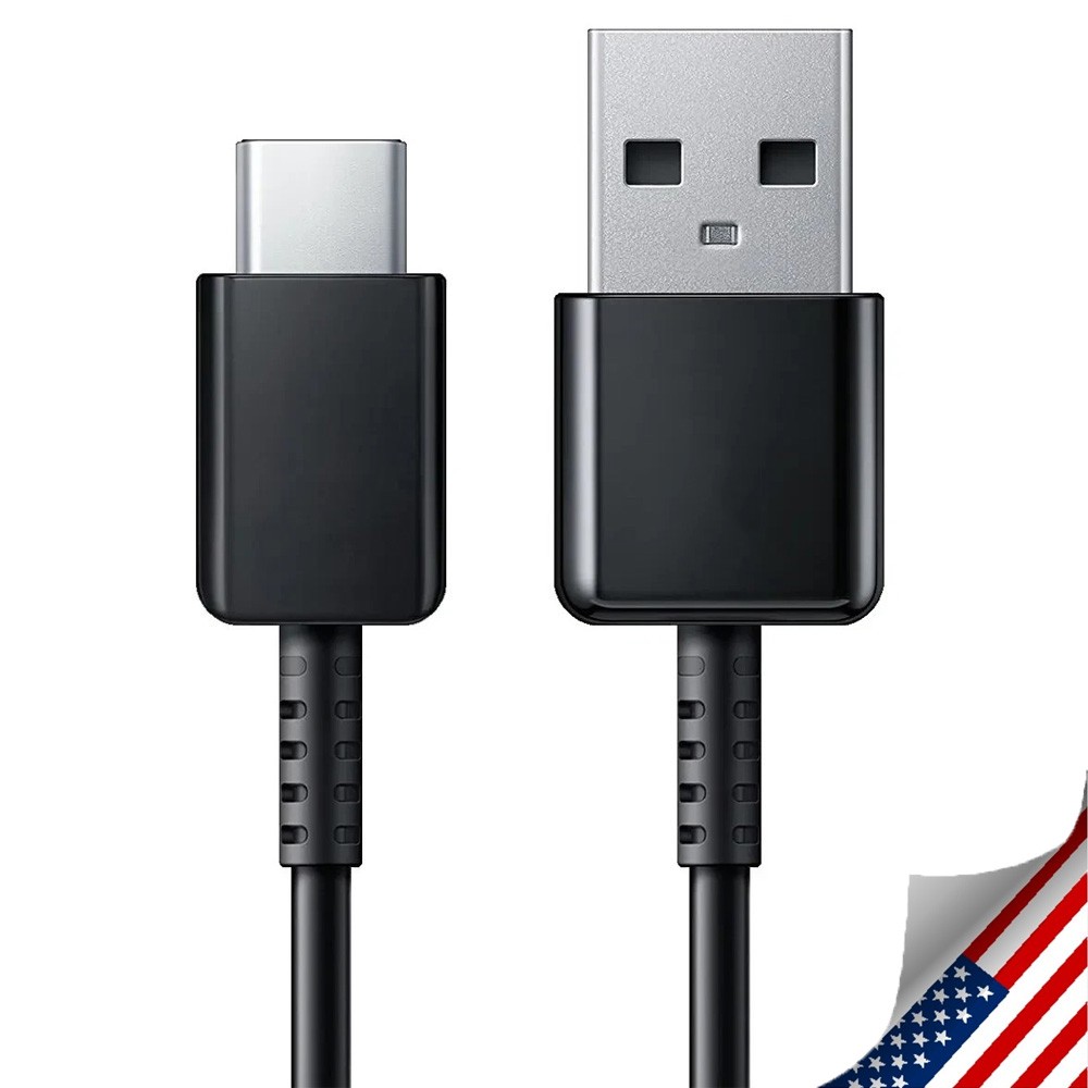1M USB Type C Data Cable Fast Charging USB-A to USB-C Charger Cord For Samsung