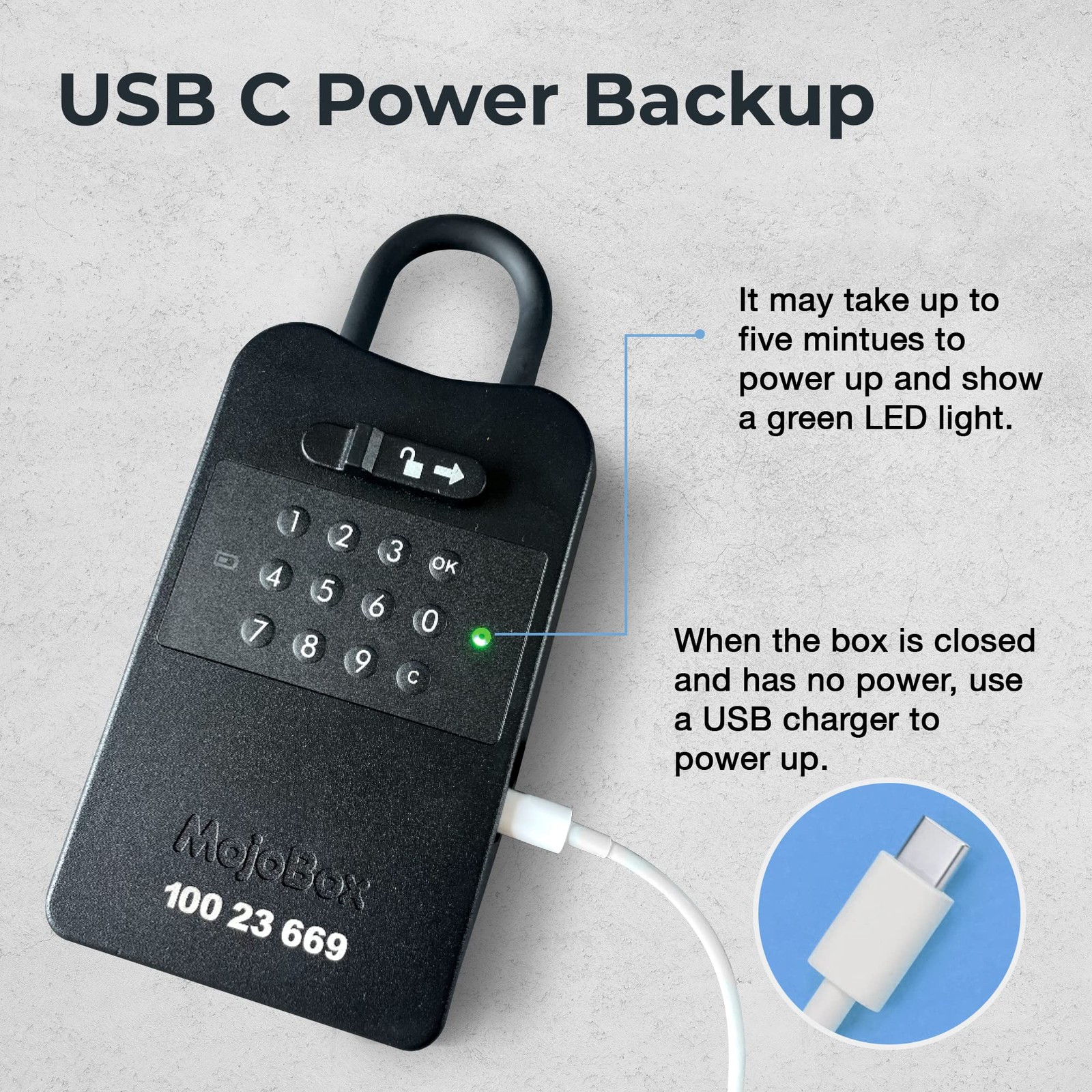 , Digital Lockbox, Bluetooth Key Lockbox, iOS/Android App Remotely Generates ...
