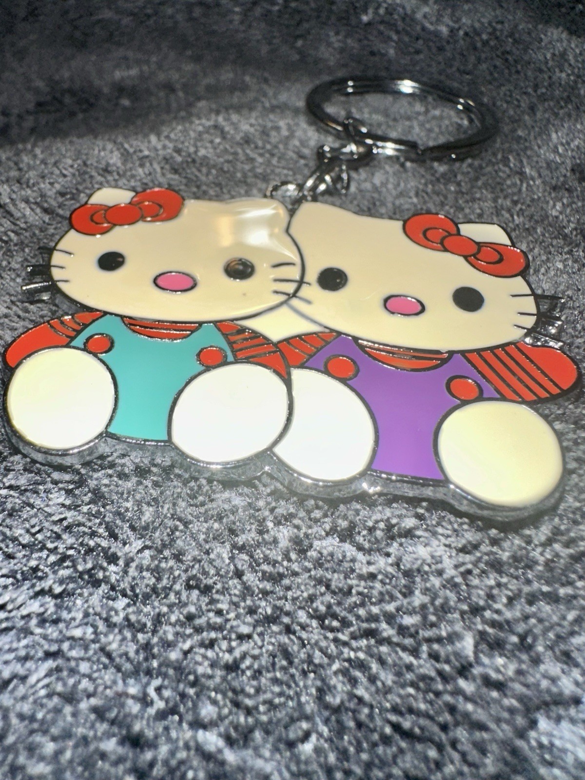 Classic Hello Metal Key Chain Keychain