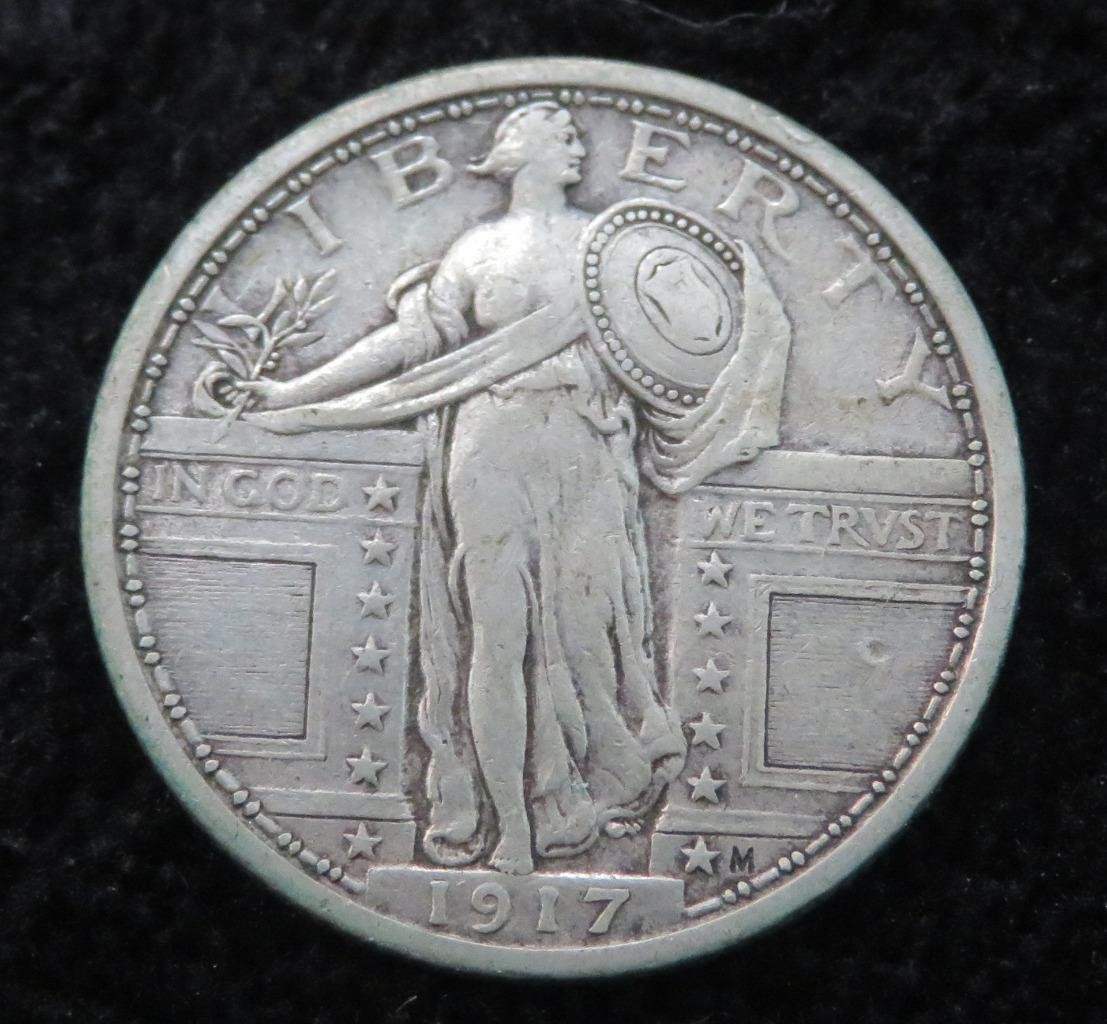 1917 Standing Liberty Type 1 * Better Grade * Nice Eye Appeal * 6270