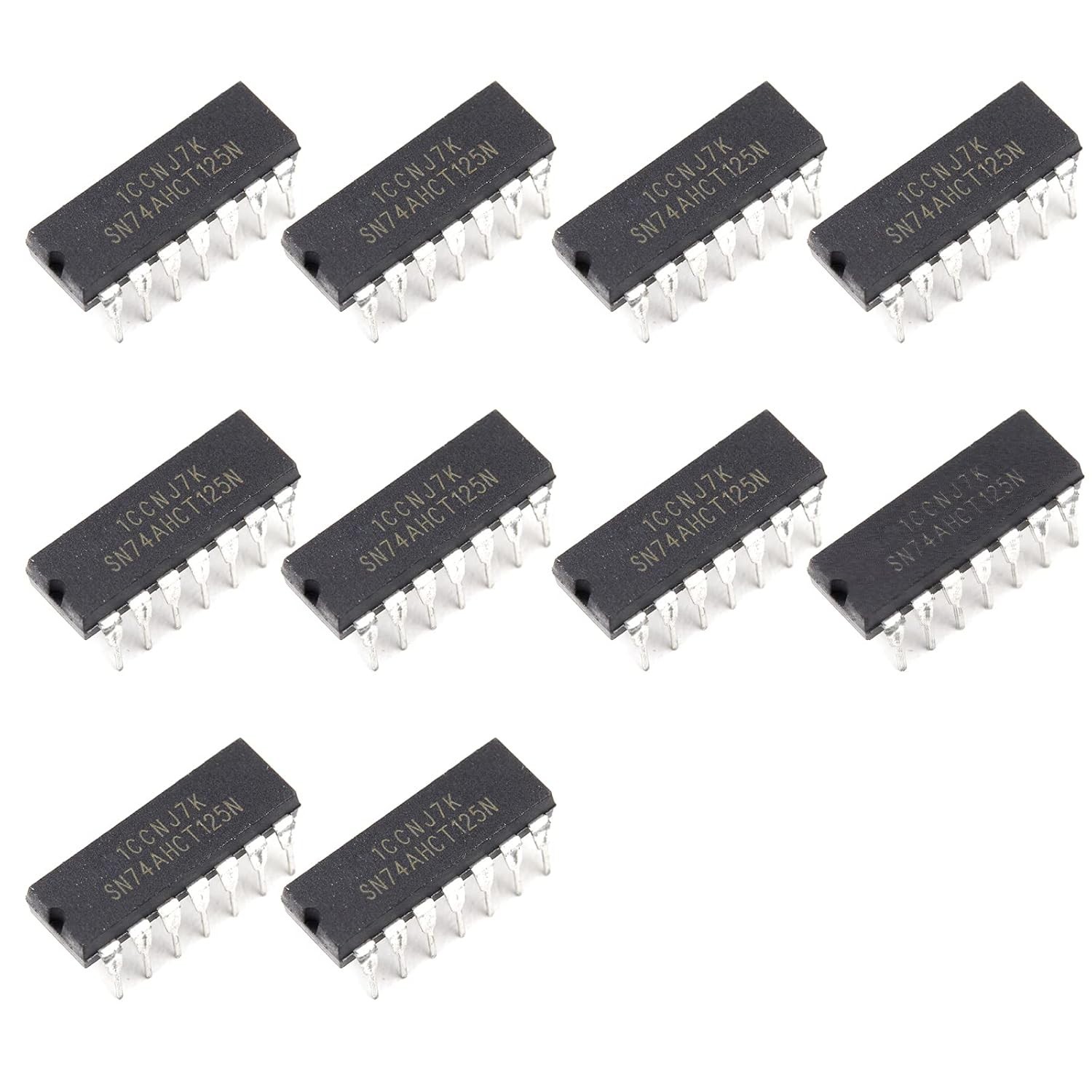 SN74AHCT125N SN74 Quadruple Bus Buffer Gates 3-State Outputs IC DIP-14 10-Pack