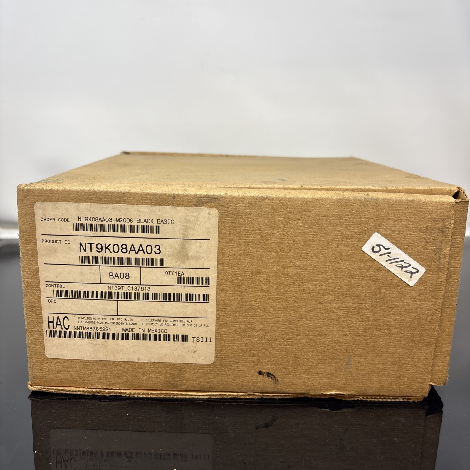 Nortel Meridian M2008 Basic Corded Phone Black NT9K08AA03