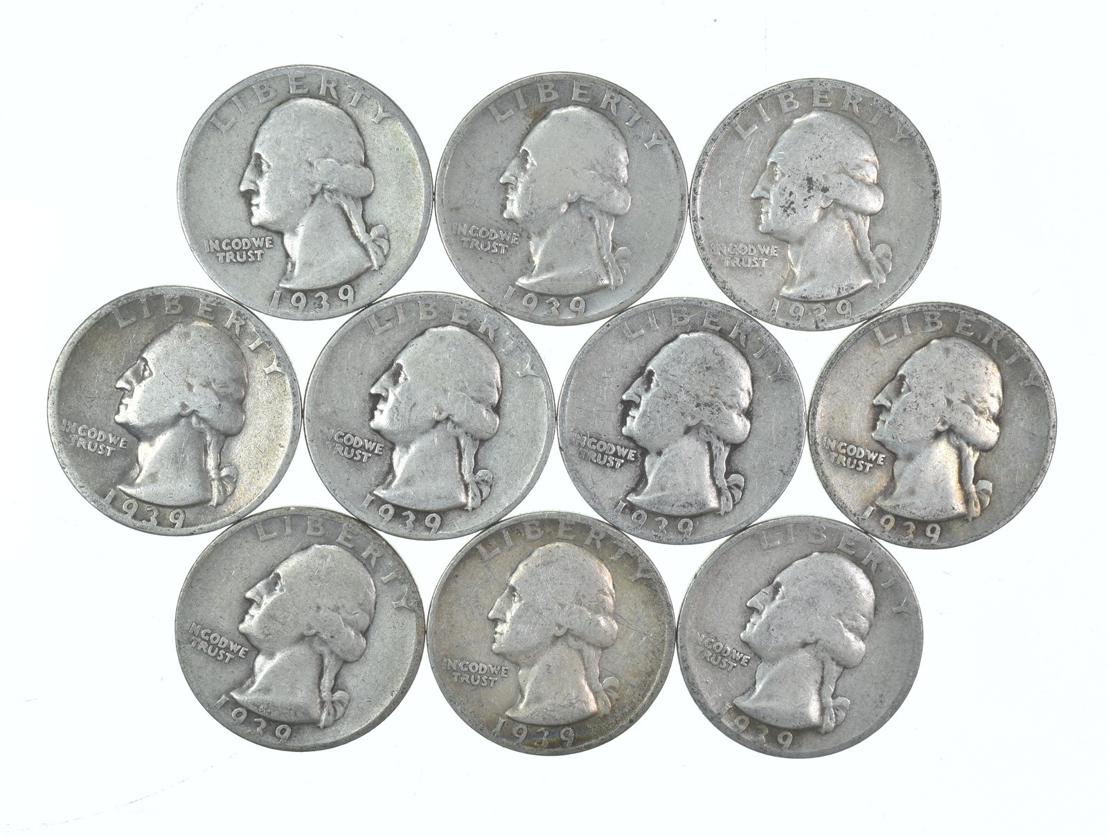 1939-S Washington Quarter Average Circ