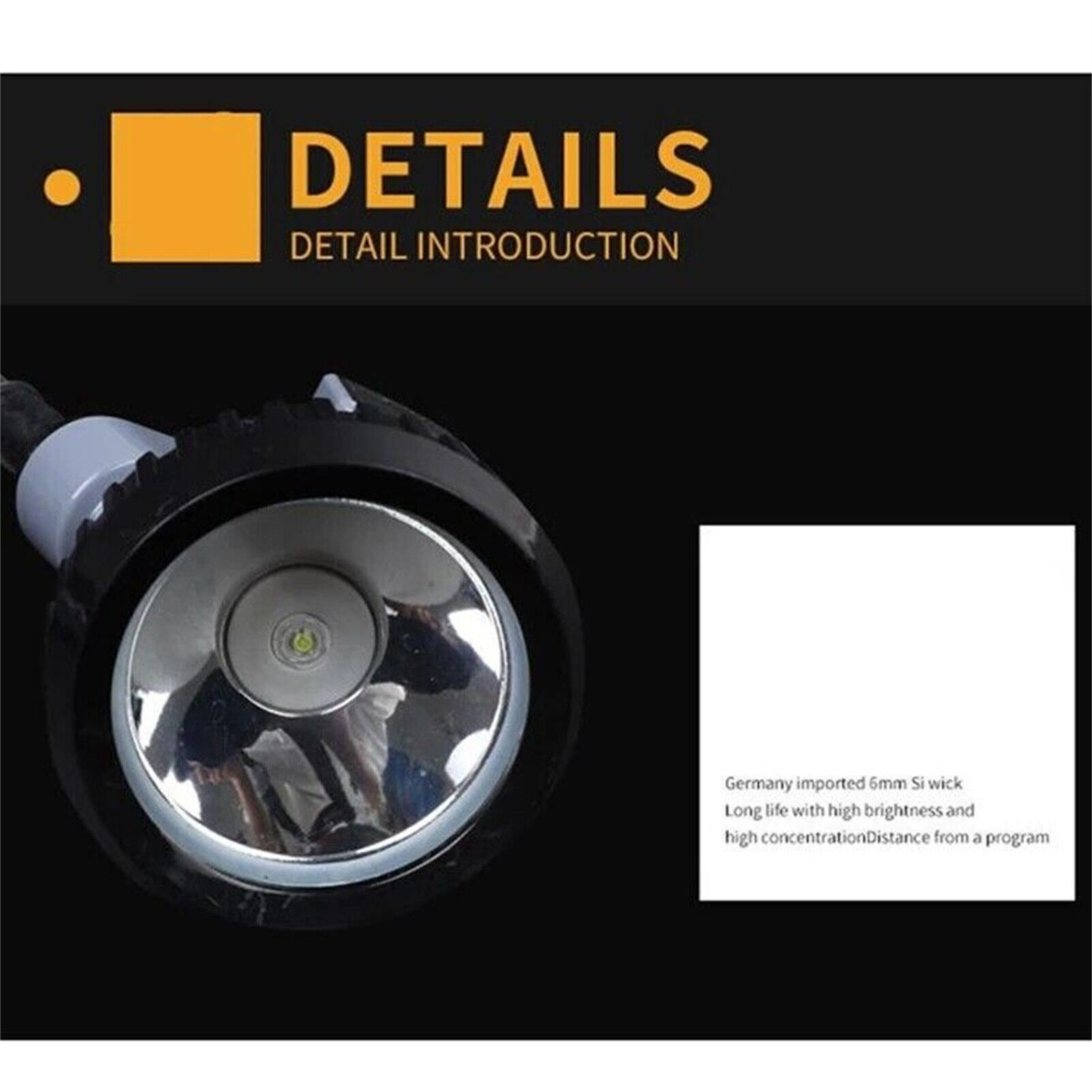 Led Mining Lamp Safety Headlight Coon Hunting Light Rechargeable Mining Lights
