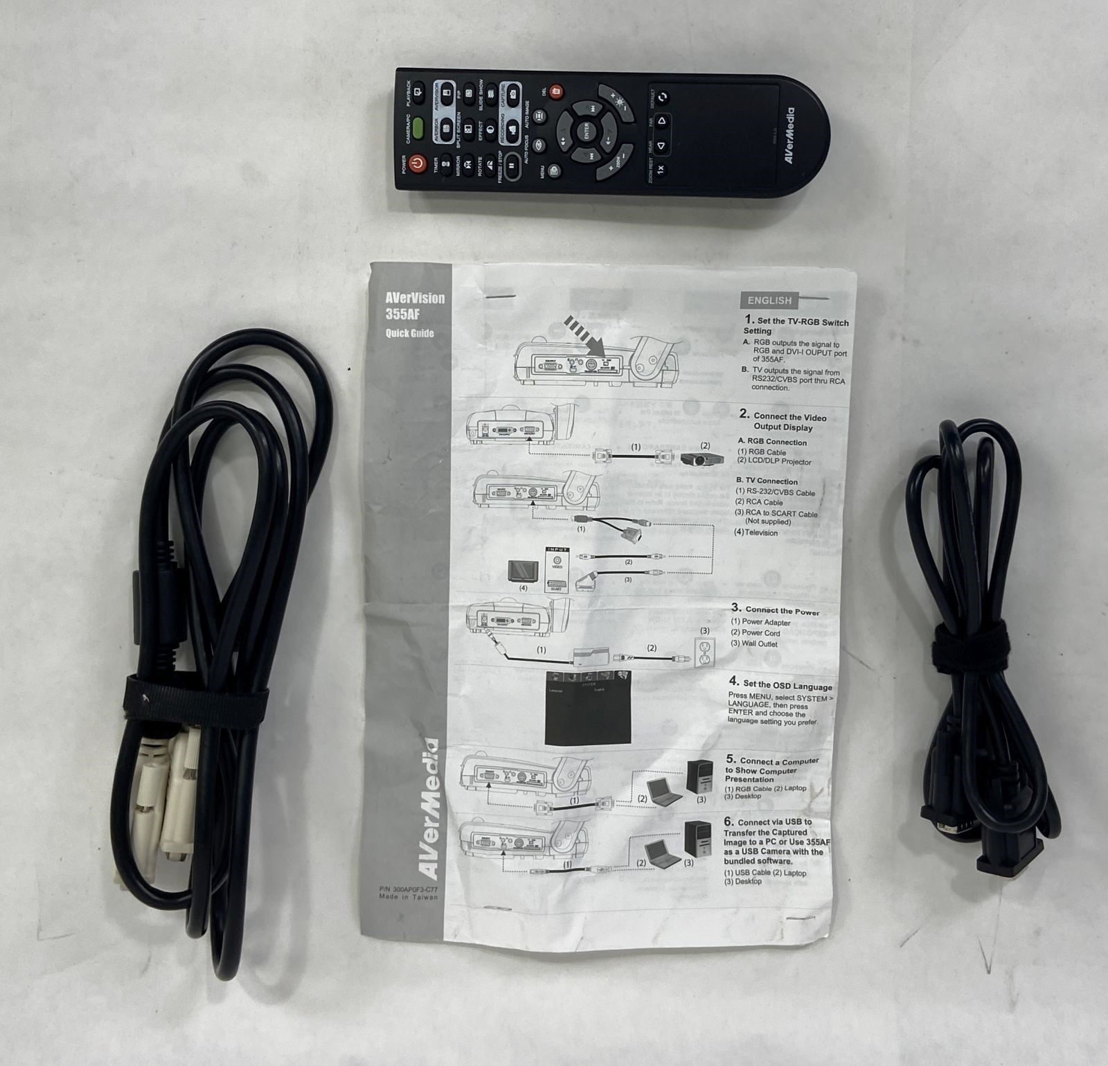 AVerMedia AVerVision355AF Portable Document Camera + Case