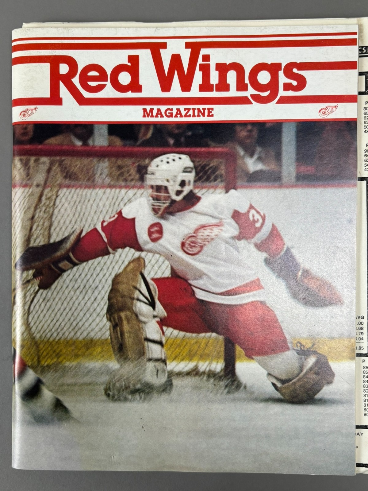 Vtg Thurs March 11 1982 Detroit Red Wings Magazine Near Mint SEE ALL OTHERS