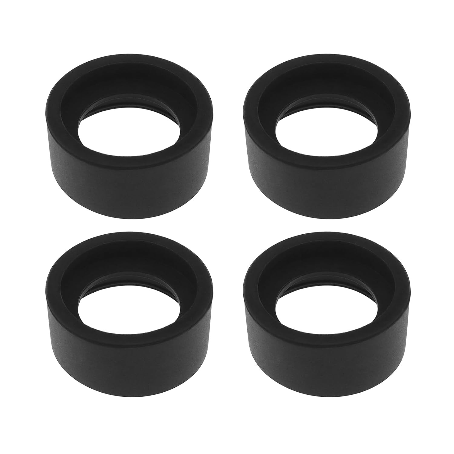 4Pcs 2 Pair 32-36mm Eyepiece Cover Binocular Eye Cups Guard Black