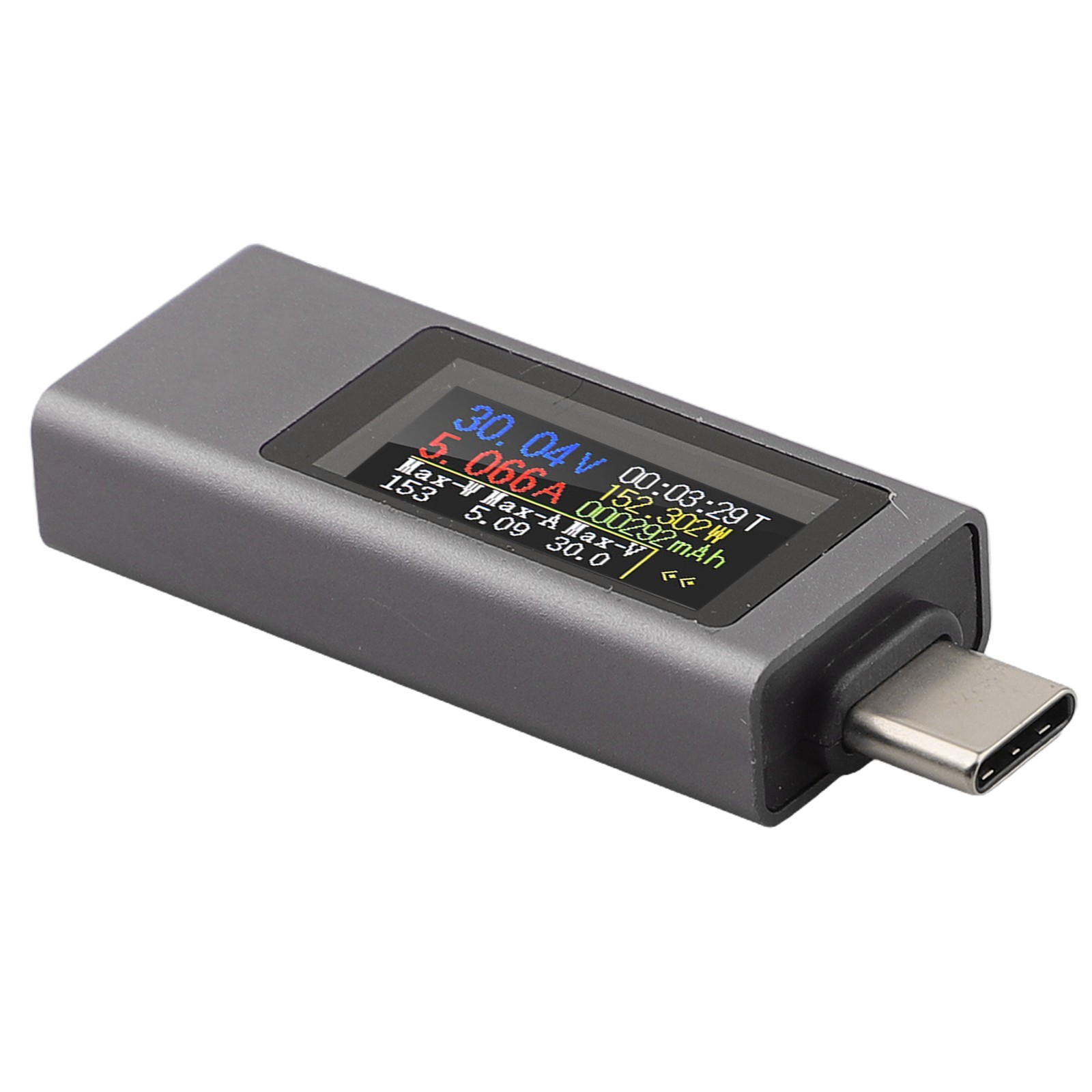 Tester Meter for Phone Charging Current Voltage Meter 2302C 240W
