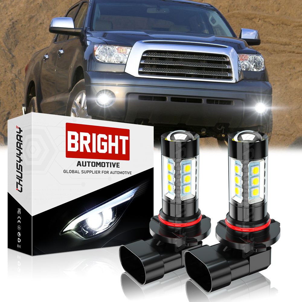For Toyota Tundra 2007-2013 6000K White LED Fog Light 2 Bulbs kit 2PC 9145/H10