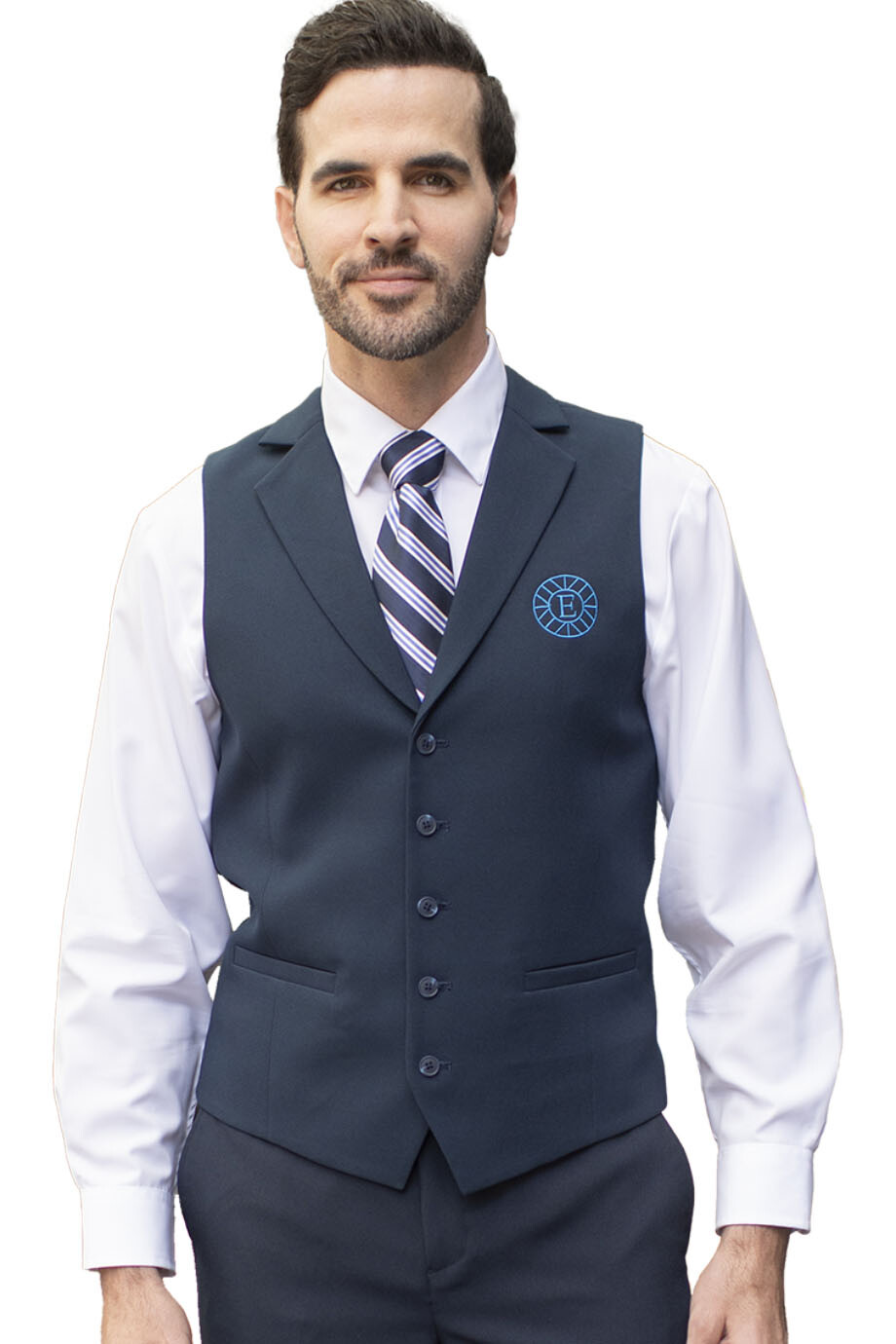Edwards Garments 4496 Men's Comfortable Traditional Fit Dress Lapel Vest