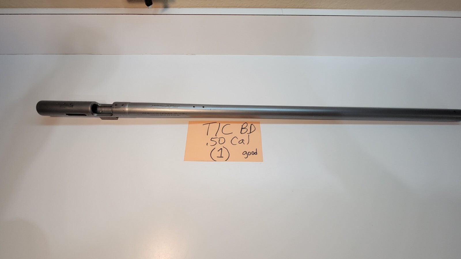 T/C Black Diamond .50 Cal. Inline Muzzleloader Nickel Barrel W/O Breech Plug (1)