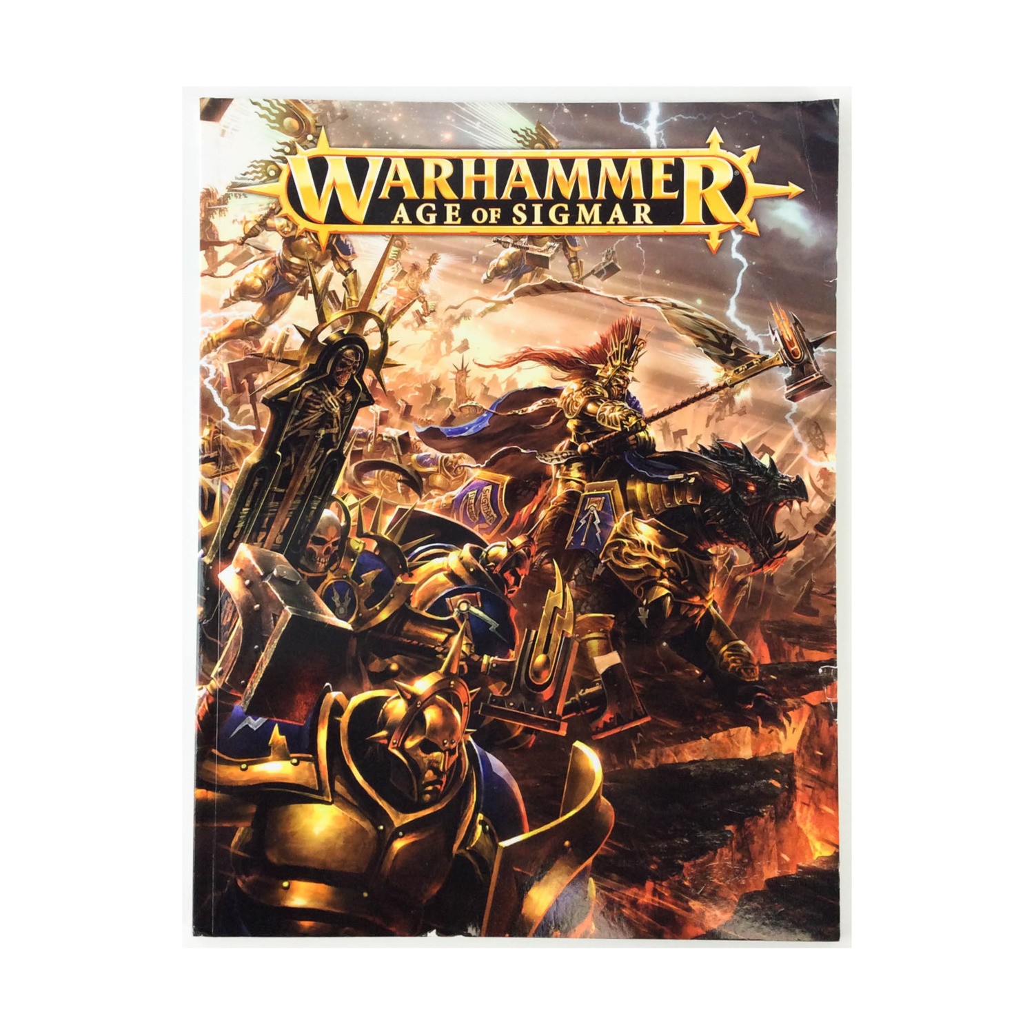 GW Warhammer Age of Sigmar Warhammer - Age of Sigmar - Rulebook Only! VG+