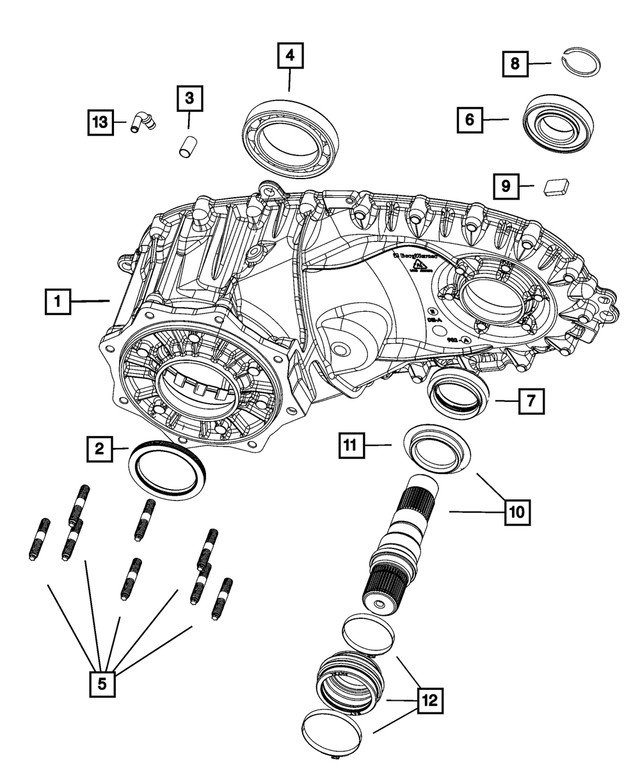 Genuine Mopar Input Seal 68449216AA