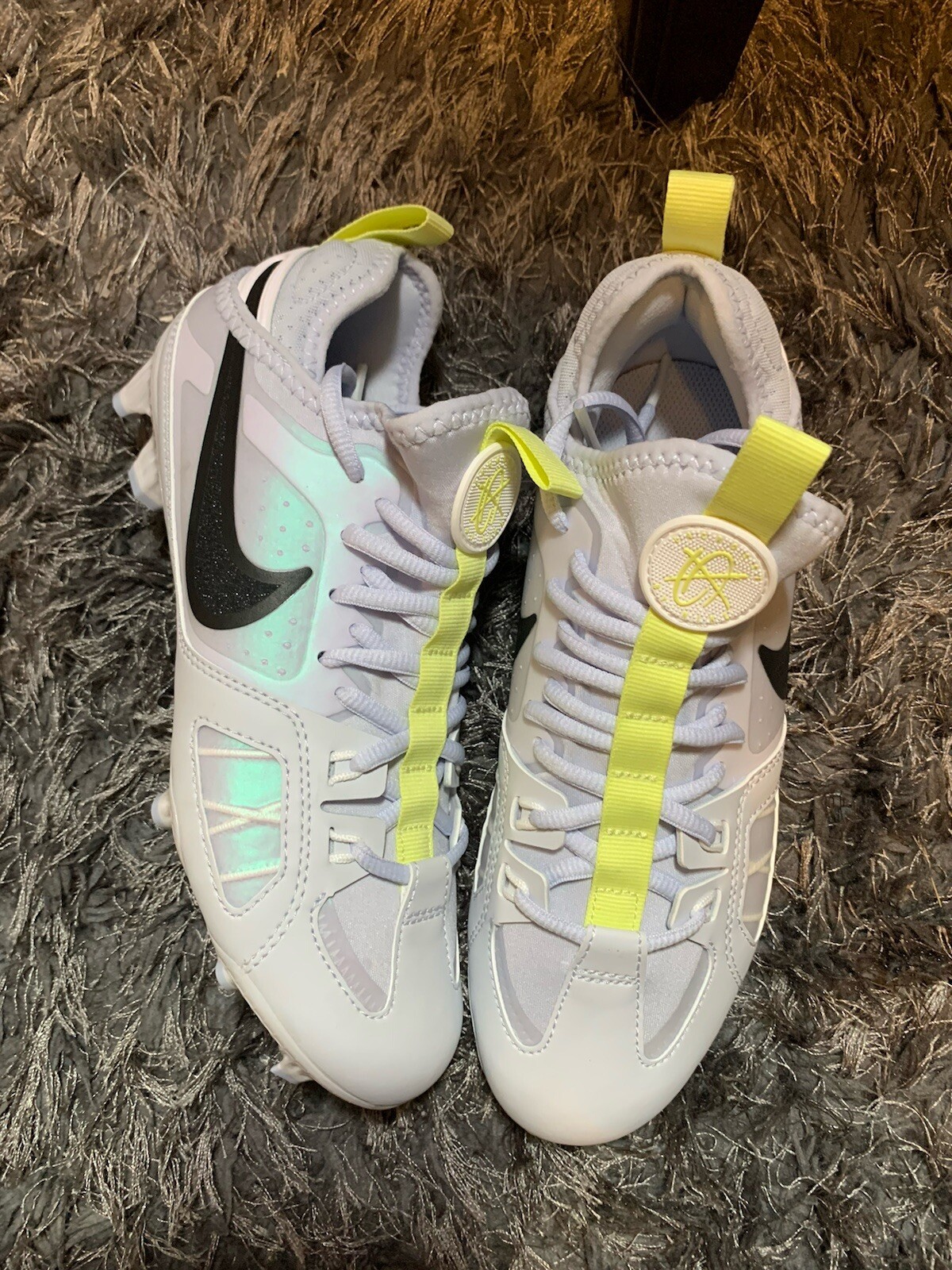 Nike Huarache 9 Varsity LAX SE Cleats Mens Size 10 New Rare FZ3620-001 Lacrosse