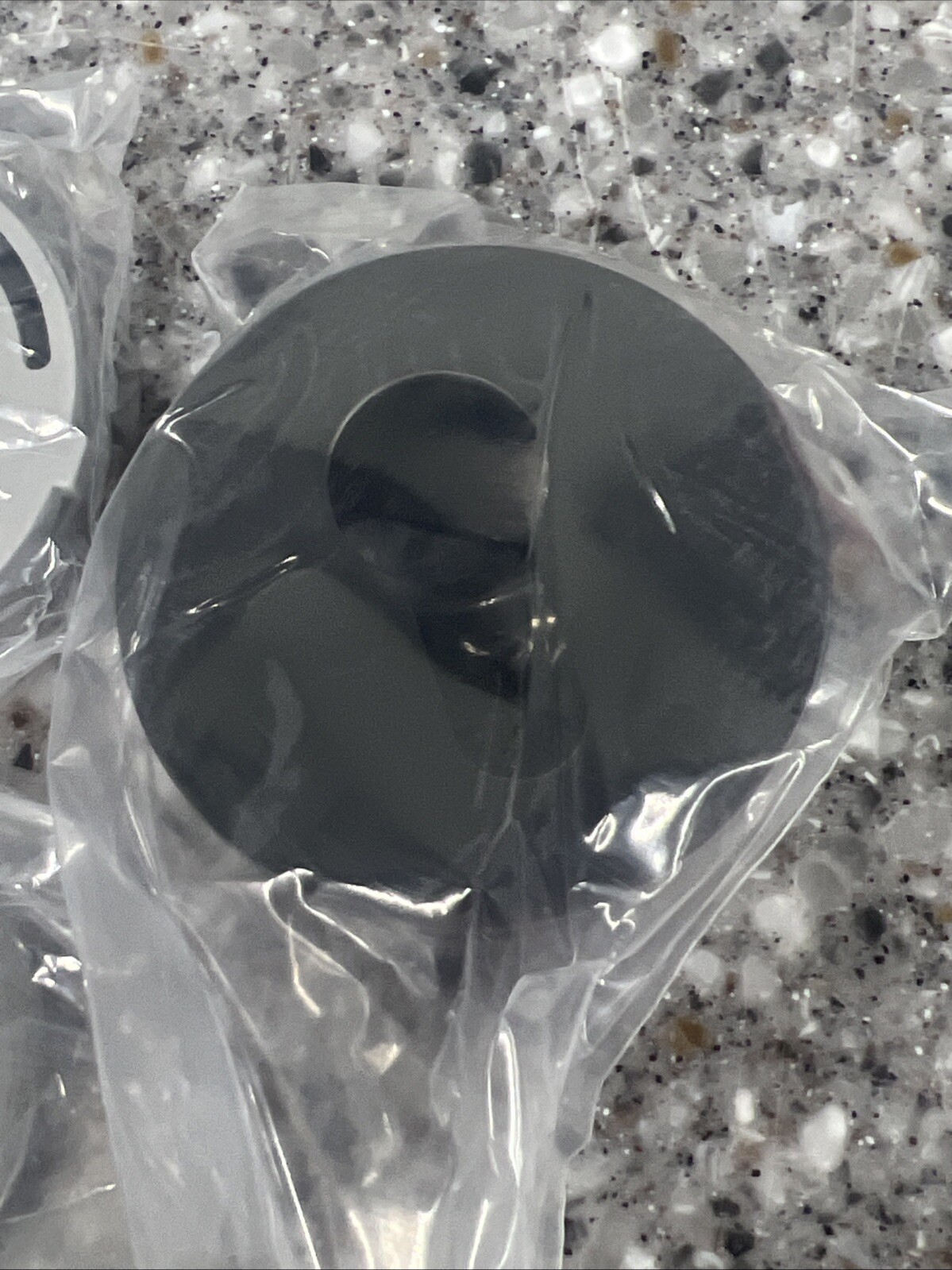 Eurolaton Round Passage Door Handle 2207 Statin Grey Parts Only Heavy