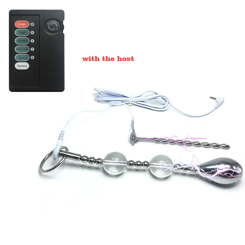 Electric Urethral Plug Sound Dilator Electro Penis Plug Enhancer E-Stim Male Toy