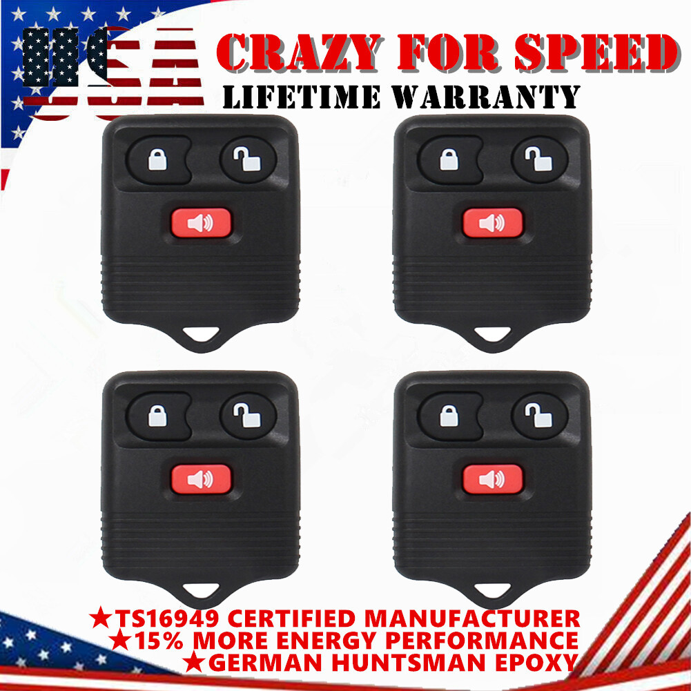 4 For Ford F-150 1999 2000 2001 2002 2003 2004 2005 2006 2007 Remote Car Key Fob