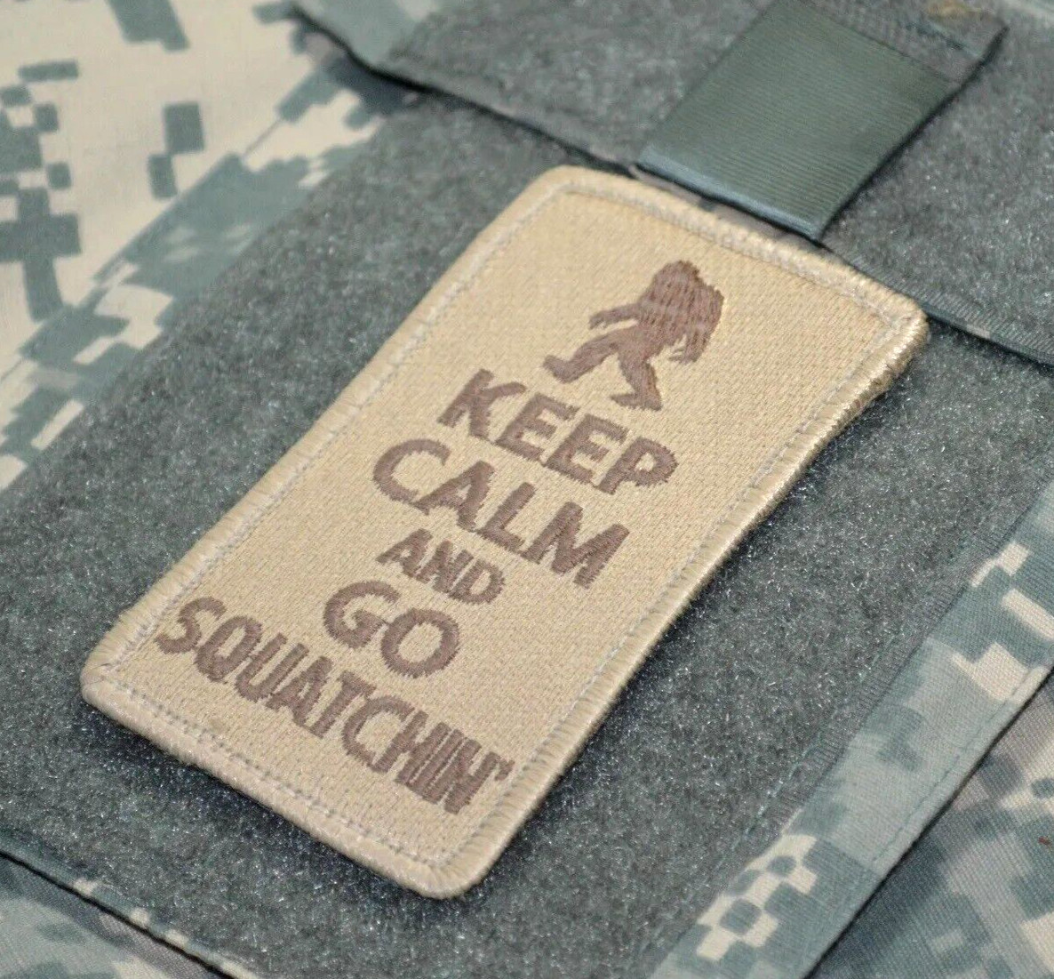 US EMBASSY PMC DSS DIPLOMATIC SECURITY vêlkrö PATCH: KEEP CALM and GO SQUATCHING