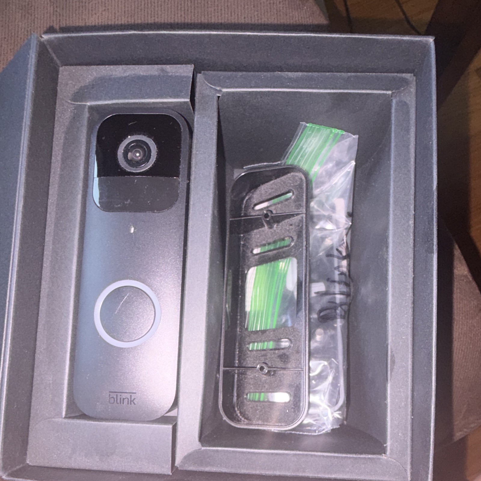 Blink Video Doorbell + Sync Module 2 Wi‑Fi Alexa 135° View Black