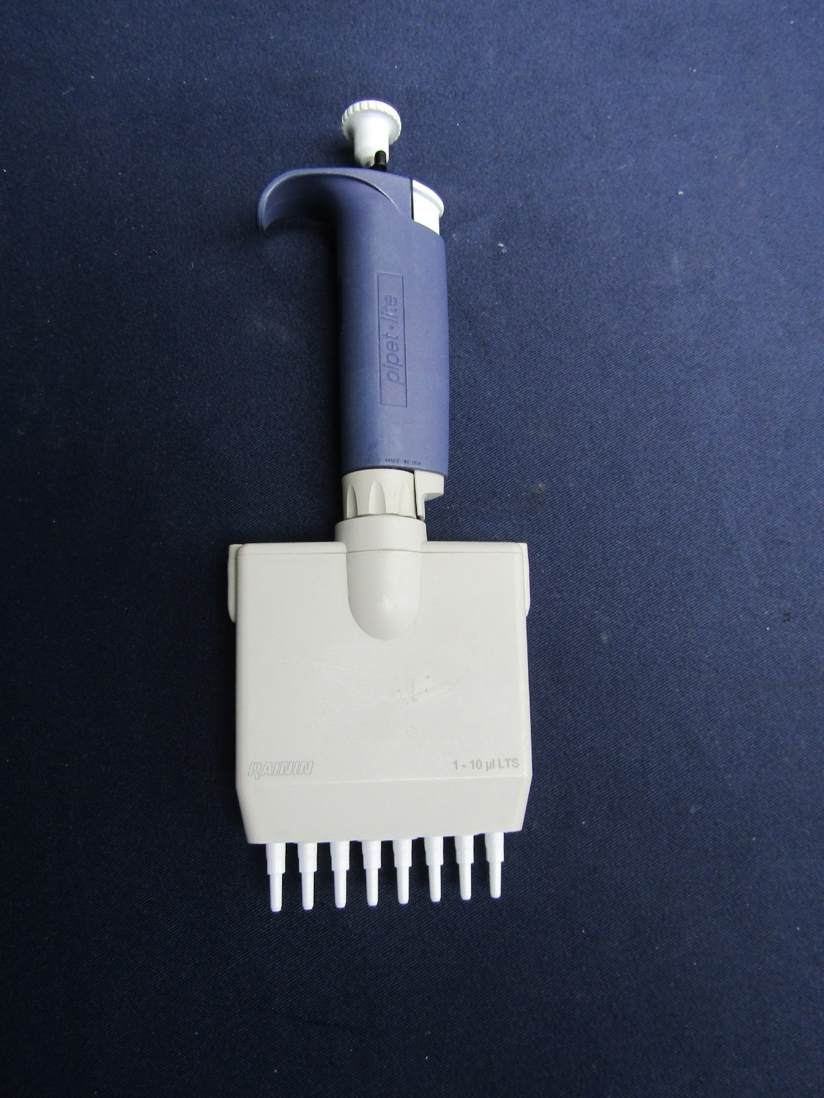 RAININ L10  LTS, 8 CHANNEL PIPET-LITE PIPETTE 1-10uL LTS GUARANTEED