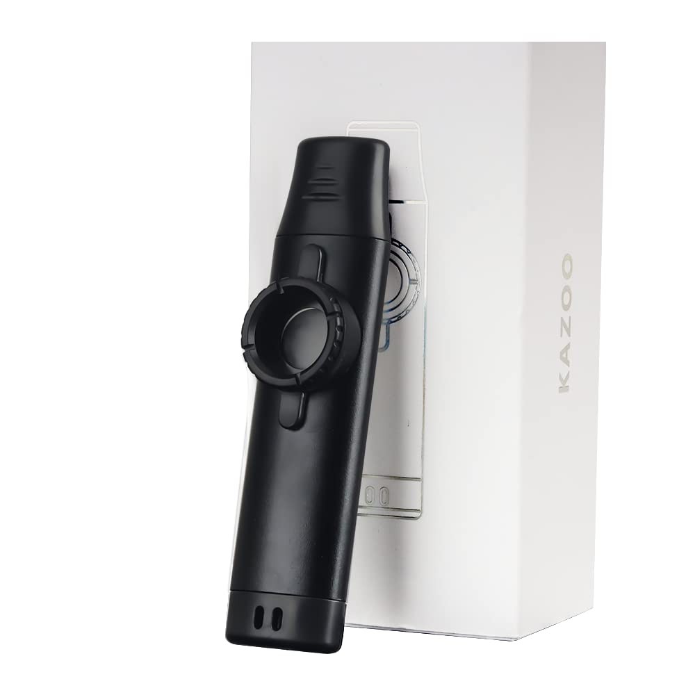 Upgrade Metal Kazoo, Adjustable Tone Professional Aluminum Alloy Kazoo with F...