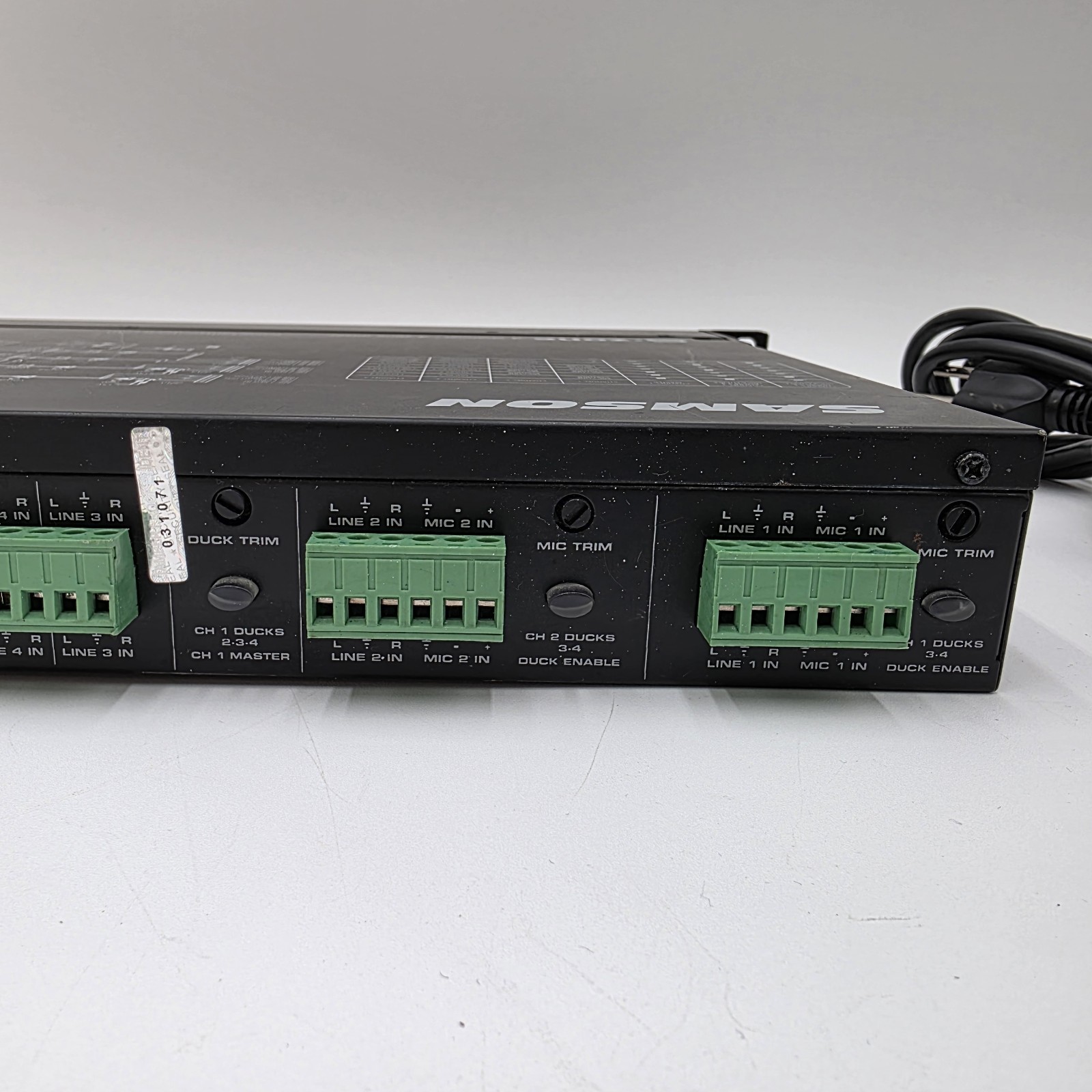 Samson Stereo Mixer 4 input/4 S Zone
