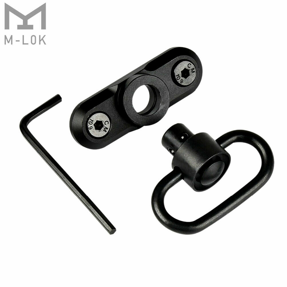M-LOK Heavy Duty QD Sling Swivel Adapter Mount with Swivel for M-LOK