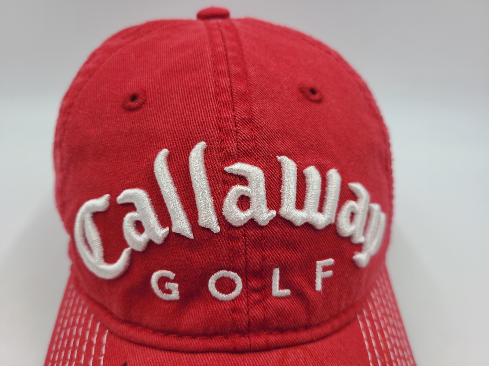 Callaway Golf FT-5 Tour i Autographed Signed Strapback Adjustable Hat Cap Red