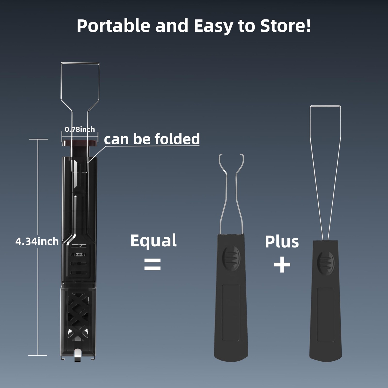 Translucent 2-in-1 Switch Puller Keycap Puller for Hot-Swappable Mechanical K...
