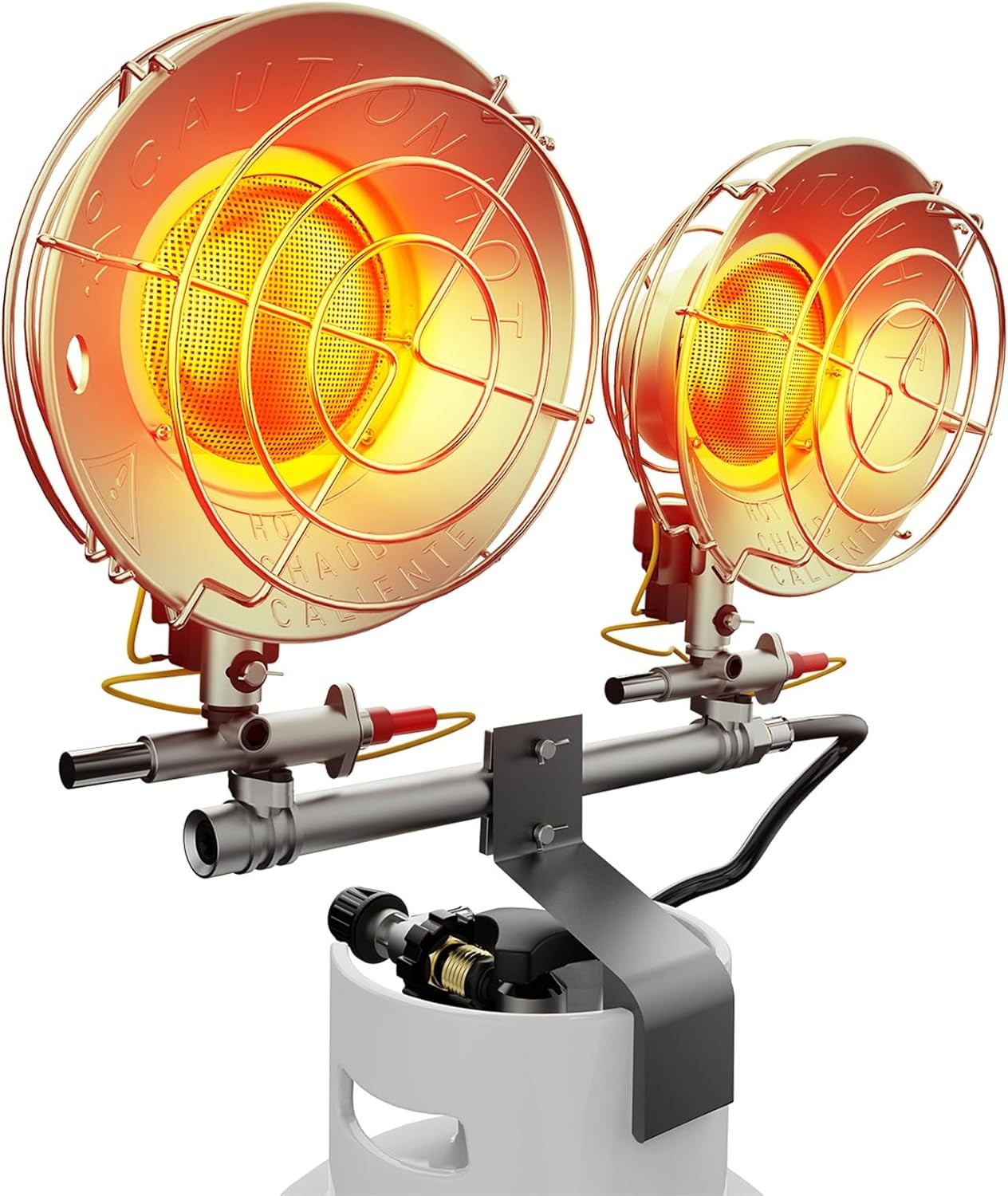 30000 BTU Propane Heater Outdoor, Double Tank Top Cordless Radiant Gas Heater...