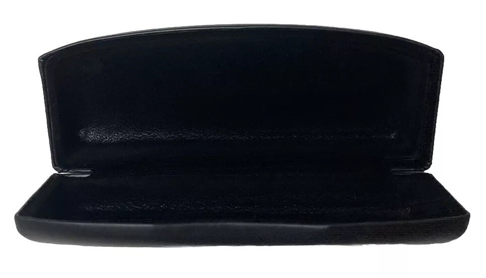 NEW bebe Black Hard Clamshell Eyeglasses Case Spring Closure