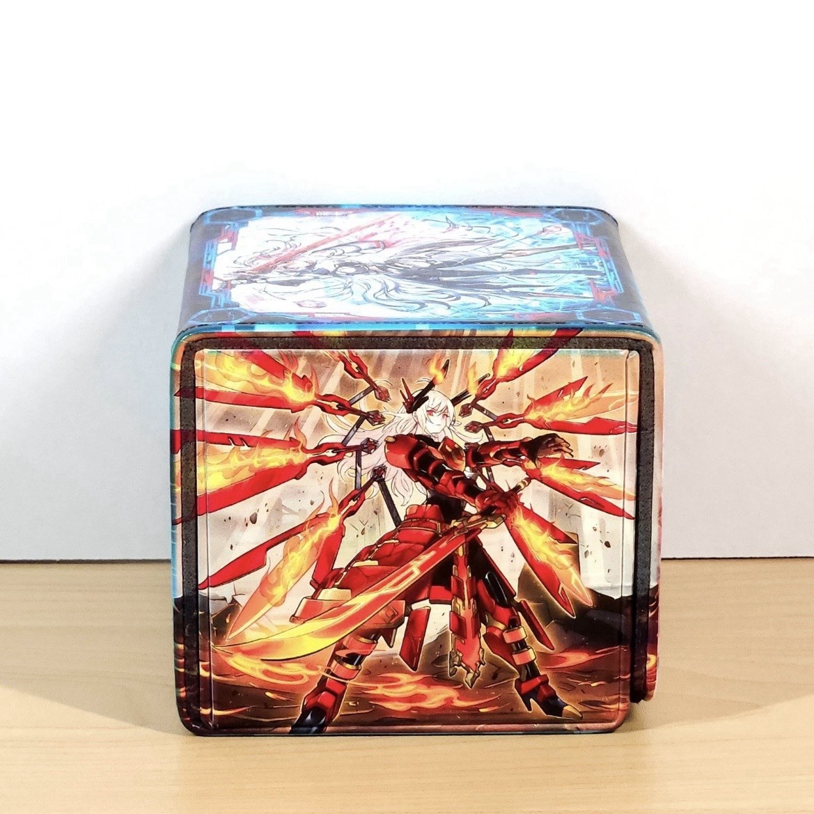 Sky Striker Card Deck Box - PU Leather - TCG/CCG Storage Box -