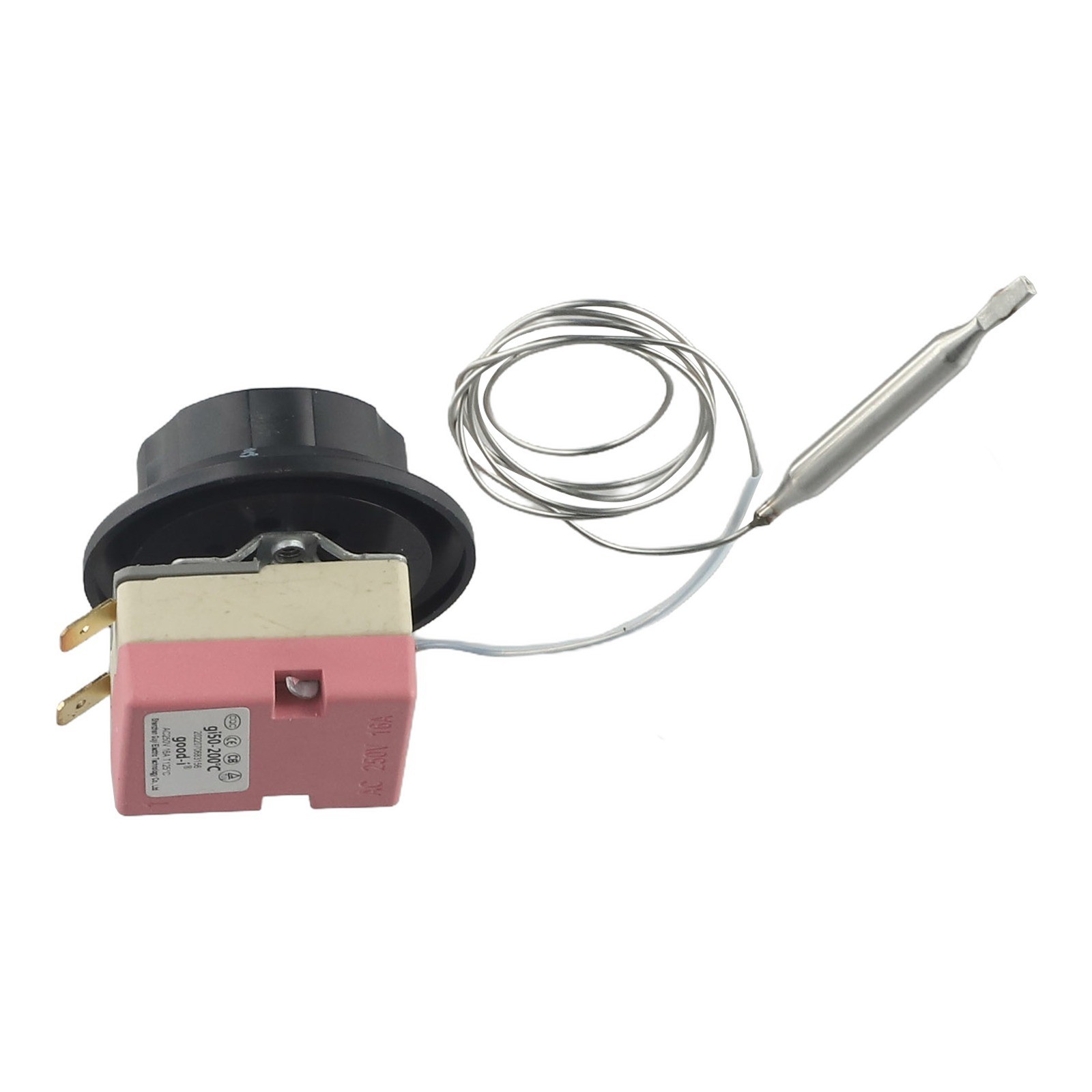 Oven Thermostat Controller Switch 2 Pin 250V 16A Adjustable Temperature