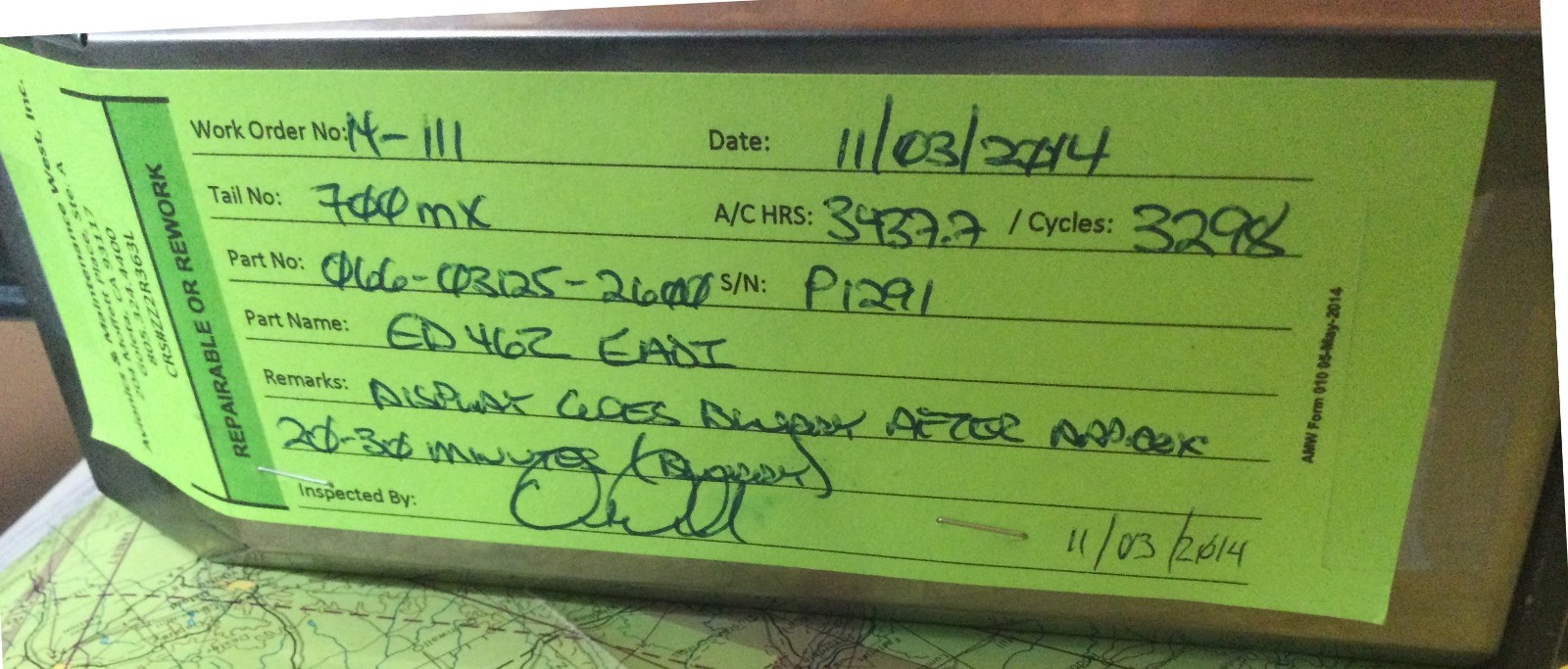 Bendix King ED 462 EADI ELECTRONIC DISPLAY PN 066-03125-2600