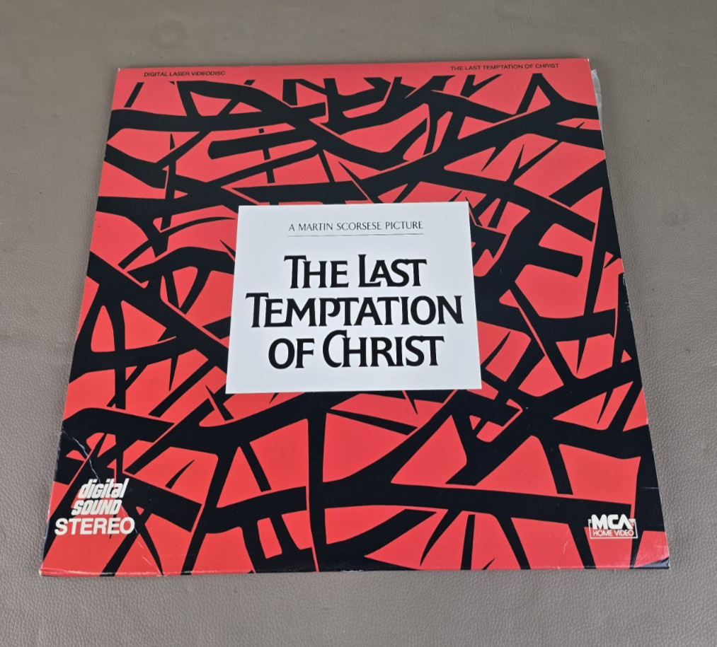 The Last Temptation of Christ Laserdisc LD Martin Scorsese