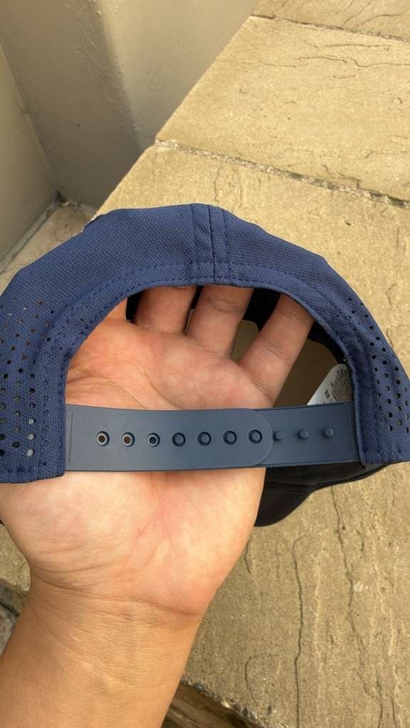 L/XL Nike Dri-Fit ADV Structured Hat Cap Snapback FB5636-410 Navy Blue Golf