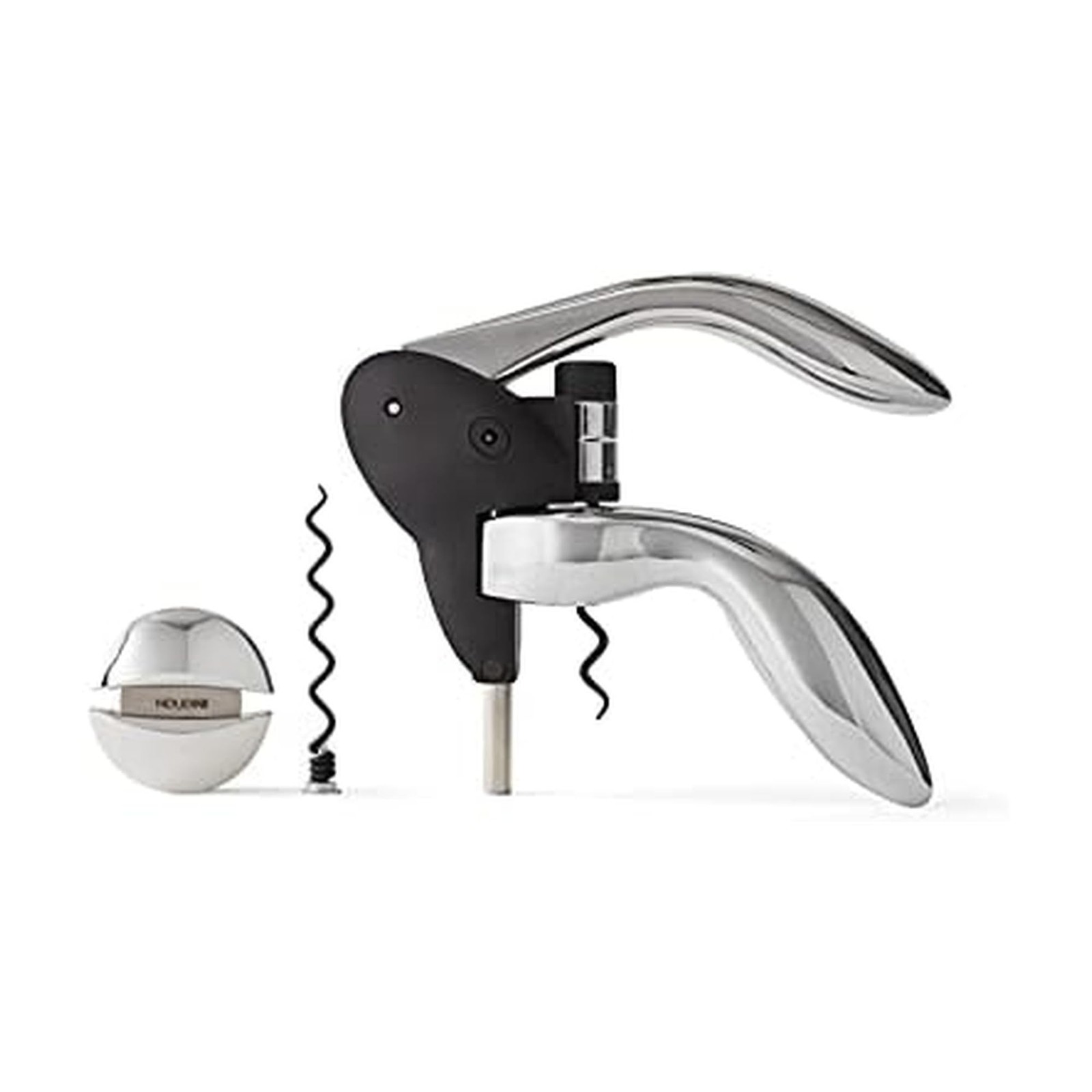 Houdini W9826 Lever Corkscrew Kit Includes Foil Cutter and Extra Spiral