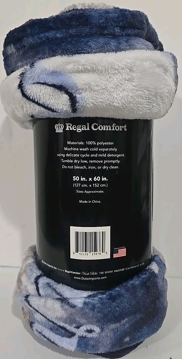 Regal Comfort Throw Watercolor Bear