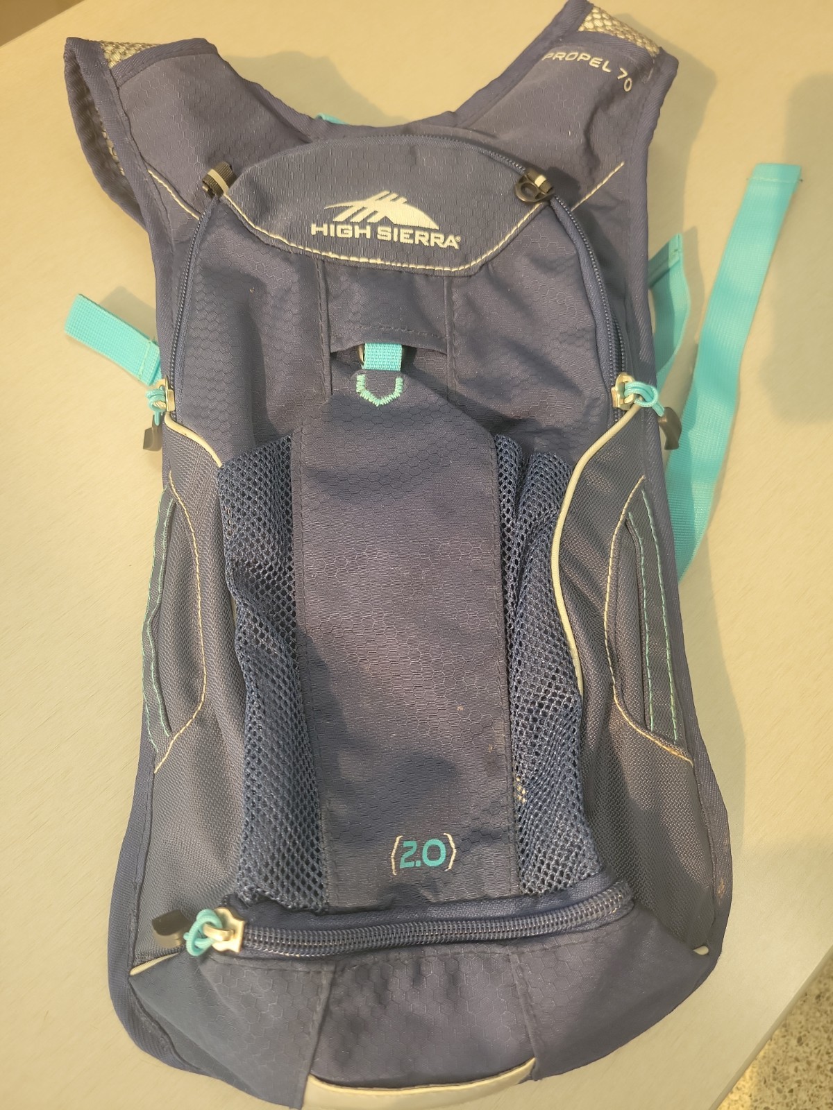 High Sierra HydraHike 2.0 hydration backpack in blue