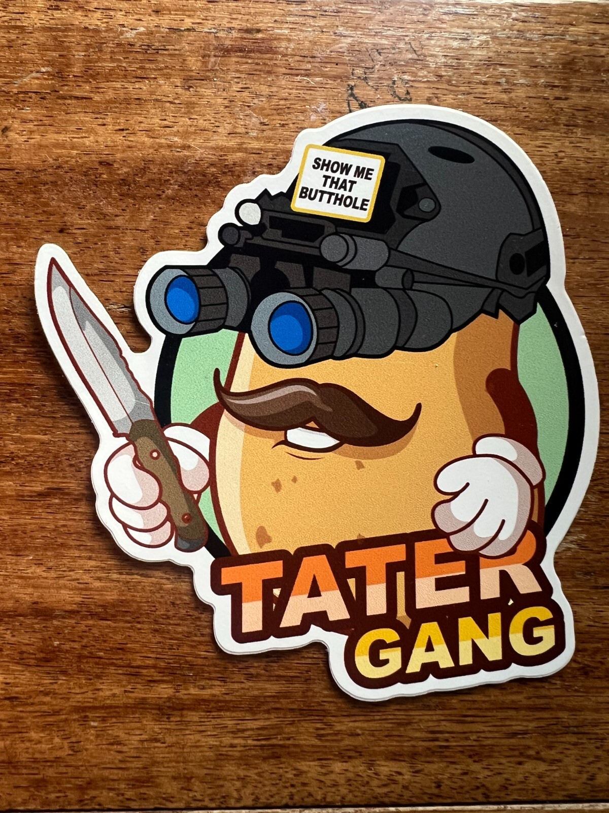 Tater Gang "Spud" Logo Sticker