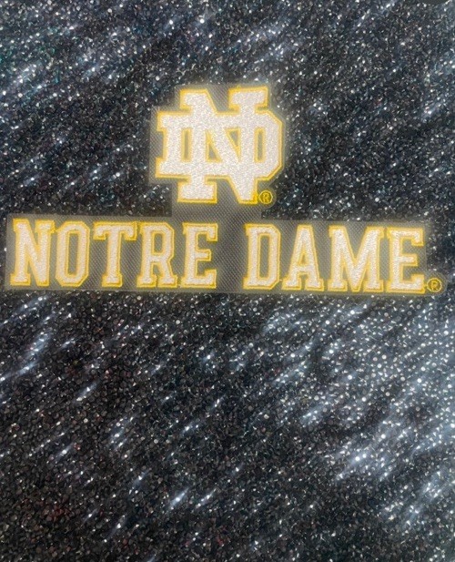 Cheerleading Notre Dame Official Iron On Sew On PATCH big