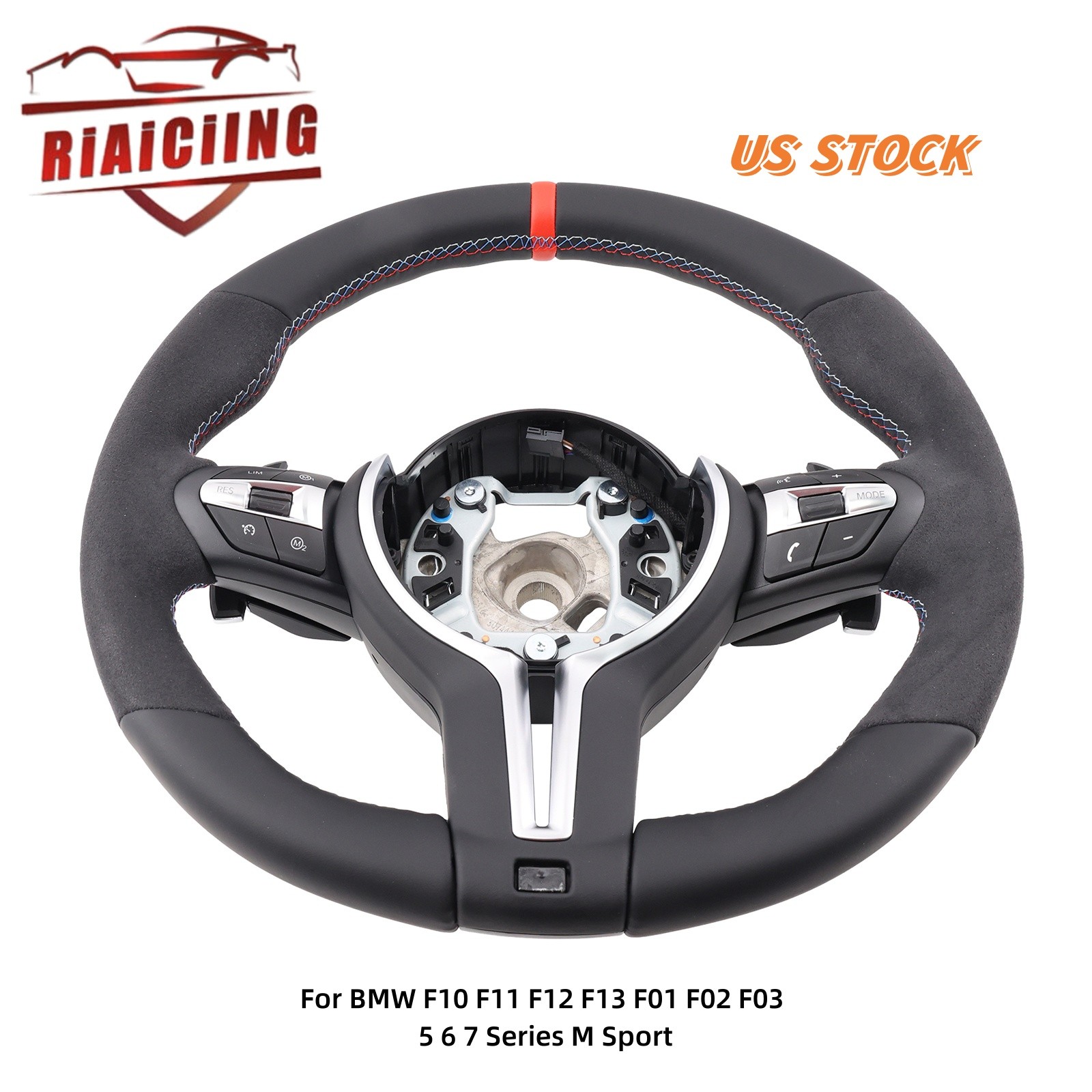 Steering Wheel w/Paddles for BMW F10 F11 F12 F13 F01 F02 5 6 7 Series M Sport US