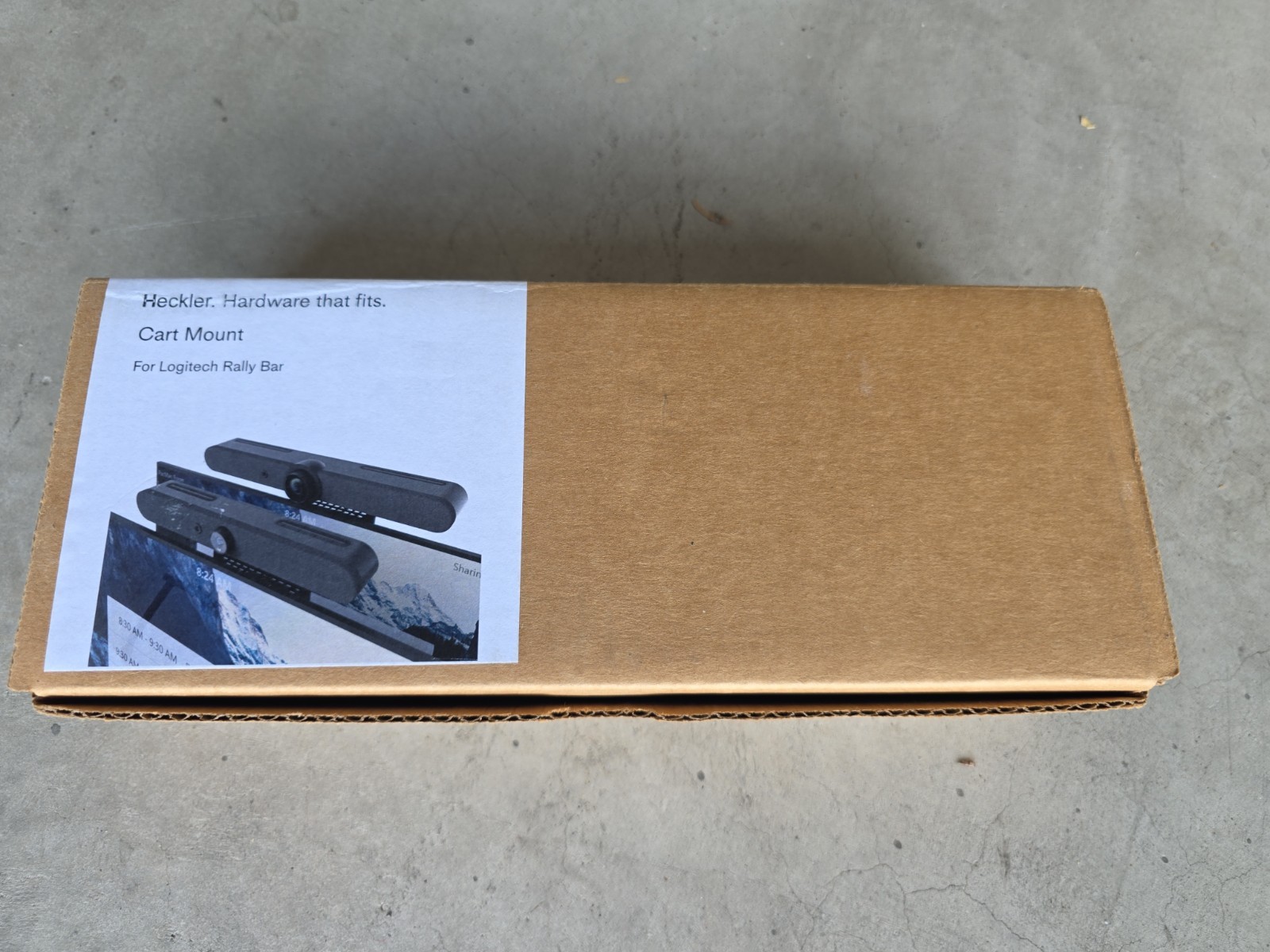 Heckler Cart Mount for Logitech Rallybar Rally Bar Bar Mount H711-BG Black New