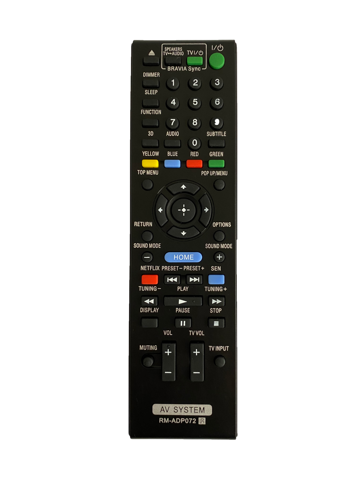 New Replacement SONY RM-ADP072 Home Theater AV System Remote Control