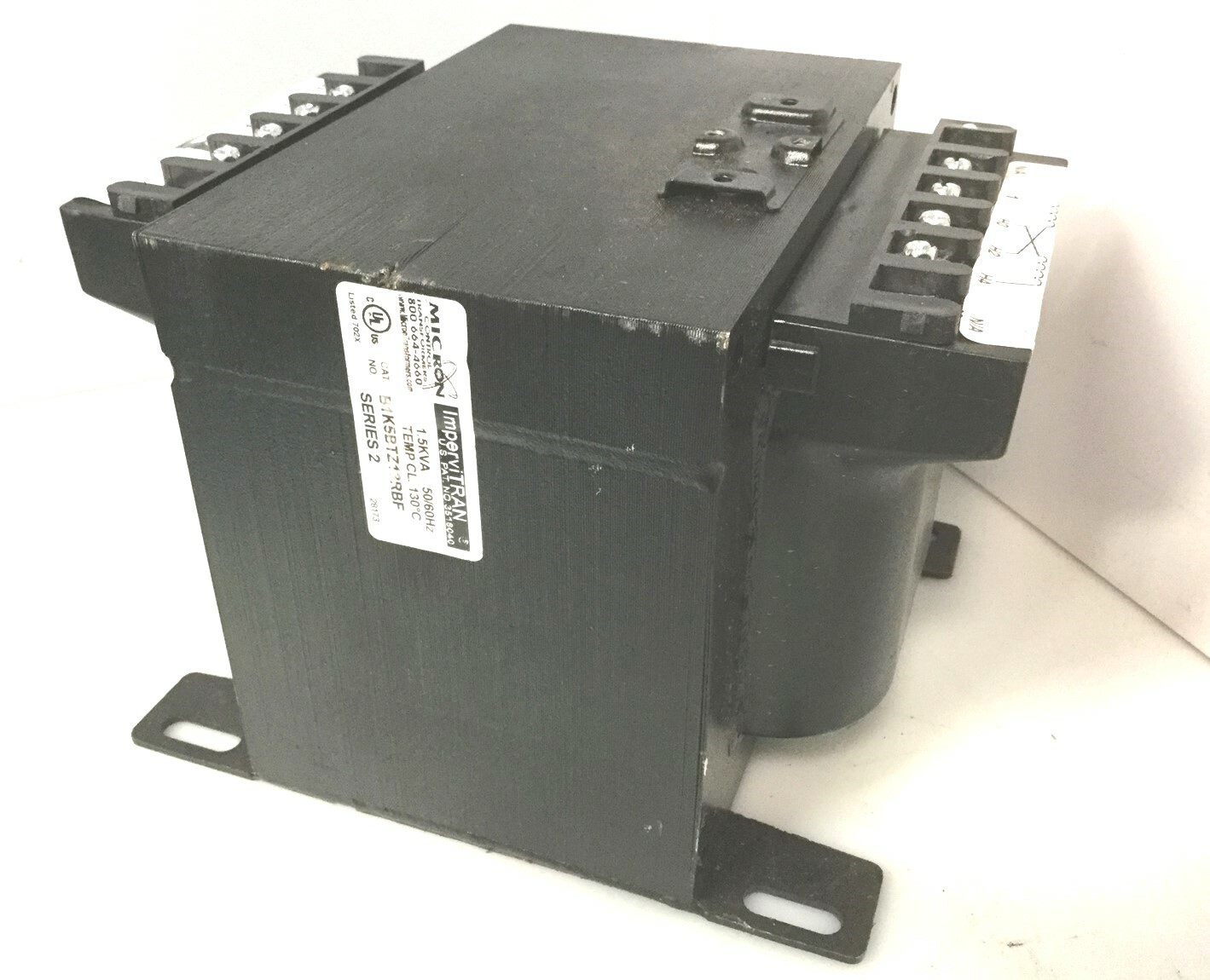 Micron B1K5BTZ13 ImperviTran P:220-240/440-480 S:110-120VAC 1500VA 1Ph *Tested