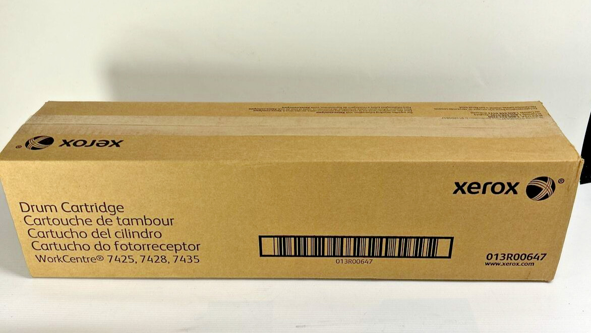 GENUINE XEROX 013R00647 13R647 DRUM CART. WC 7425 7428 7435 NEW SEALED (2015)